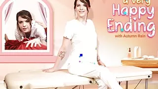 TRANSVR - Gorgeous Autumn Rain Massage Ended In Hot Fucking