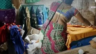 Elder stepsister stripped naked and fucked in doggy style from behind India Desi girls sax