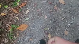 Went for a nude walk.