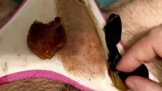 Wet and messy fruit play