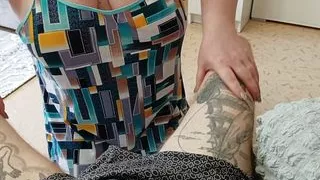 mother-in-law's mouth makes my cock hard and brings me to ejaculation