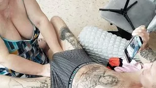 My friend's mouth makes me hard and brings me to ejaculation