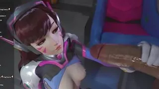 Hot sex with DVa from Overwatch