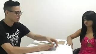 Bitch Sucks My Dick with Great Desire