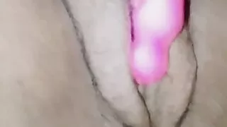 Touching My Pink Clitoris with My Mini Bullet Vibrator
