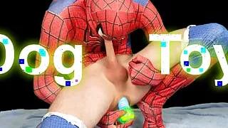 Fucking a dog toy - Prostate milking????