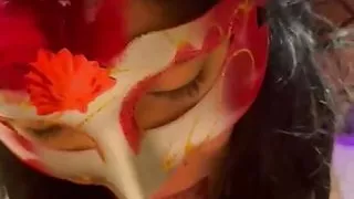 In a Jacuzzi enjoying