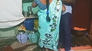 Indian teacher fucked her boy friend at home