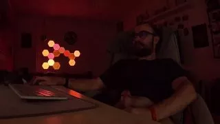 Home office in the early morning