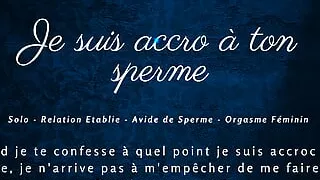 French Audio Porn RPG - I'm Addicted To Your Cum