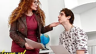 Super Hot MILF Teacher Tanya Foxxx Fucks a Lucky Student From Her Class