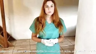 Nurse Julia Does the Amazing Cleaning Drinking Pee, Rimming and Cum Swallow