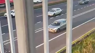 Boyfriend fucks girlfriend on uk motorway bridge