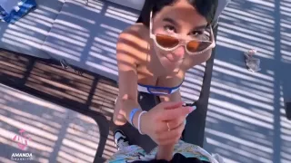 Amanda Rabbit And Daniel Lopez In Sex With A Stranger On The Terrace Of An Outdoor Hotel Free 10 Min