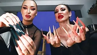 Comparing Hands and Nails with Rebecca Madden Asmr