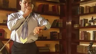 Two Good Looking Mature People Having an Amazing Fun Time in the Office