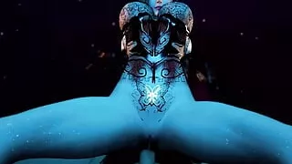 3D Big Boobs Asian Slut Shaking Her Boobs and Cheating with Big Cock