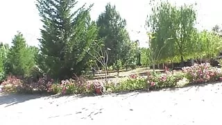 The slutty countess Malena fucked in her ass by her grooms