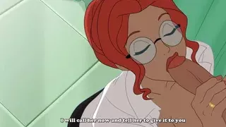 Milftoon Drama - Busty Blonde Nurse and Redhead Doctor treat their patients nicely