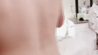 The Guy Drives the Perfect Blonde Crazy as He Voraciously Licks Her Shaved Pussy