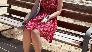 Trashing Fast Food in the Park While Smoking