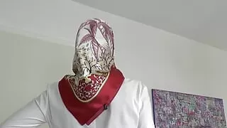 Satin Headscarves Fashion Show