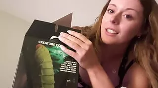 Reading Erotica While Being Fucked by a Monster Cock!