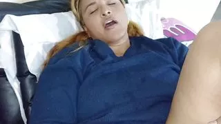 Gina Burning With Desire Masturbates With Her Pillow Getting 3 Orgasms