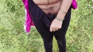 Indian girlfriend fucked Outdoor by his ex boyfriend and Blowjob sex hot hindi sex