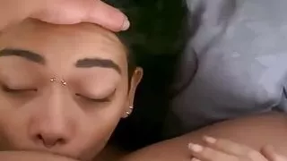 Pushing My Tdick Into Her Mouth