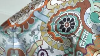 Satin Scarves Fashion Show