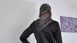 2 Elegant Silk Headscarves Worn with and Without Glasses