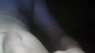 Young boy playing with hard dick