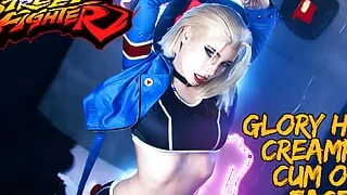 Glory Hole with Cammy White. Creampie and facial - MollyRedWolf