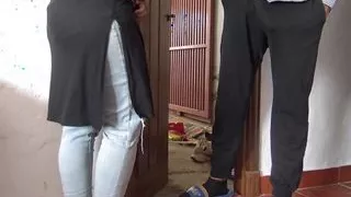 Egyptian Wife Lets 18 Year Old African Delivery Boy Cum In Her Mouth