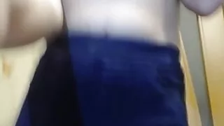 Young student teases you with  body