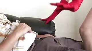 A Guy with a Good Shaft Shaggs and Creampies a Girl in a Christmas Outfit