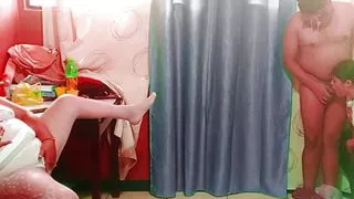 Young inexperienced stepsister lets grandma teach her how to suck cock