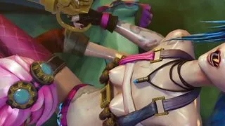 Hot 3D Girls Having Fun with Pussy Licking and Dildo Fuck