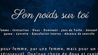 Audio for Women   He's got his weight on you