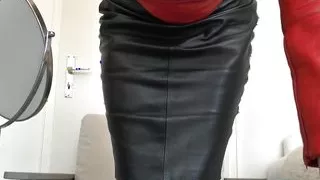 Your Leather Stepaunt with 2 Lace Handkerchiefs