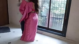 Chubby wife and husband spend fuck time at the farmhouse.