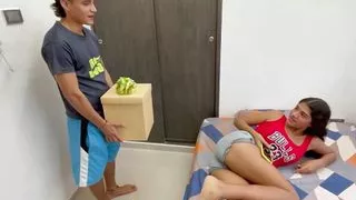 My Big Cock Is My Valentine's Gift To My Shy Stepsister.