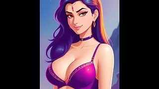 cute saree bhabhi gets naughty with her devar for rough and hard anal sex after ice massage on her back in Hindi indian sex