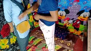 Desi high school girl 18+ viral MMS sex for money.talking dirty in hindi and losing her anal virginity Dhire se daliye