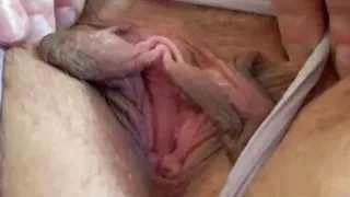 BBW playing with a tampon...