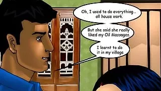 Savita bhabhi Episode 5 - Manoj Ki Maalish - Full Body Massage from Maid the Fuck at the end