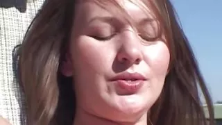 Two Brunettes Start Making Out When a Thick Dick Gets in Between