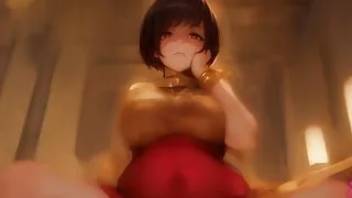 The Golden Goddess Craves Your Cock - Ai Porn