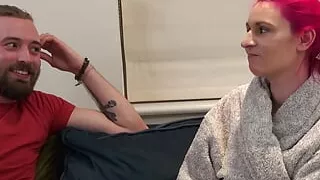 Colored hair Amber Deen screwed from behind by Jonny Cooer